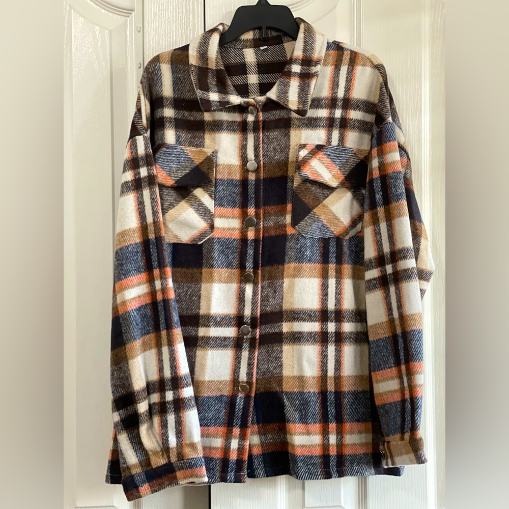 Brand new plaid jacket